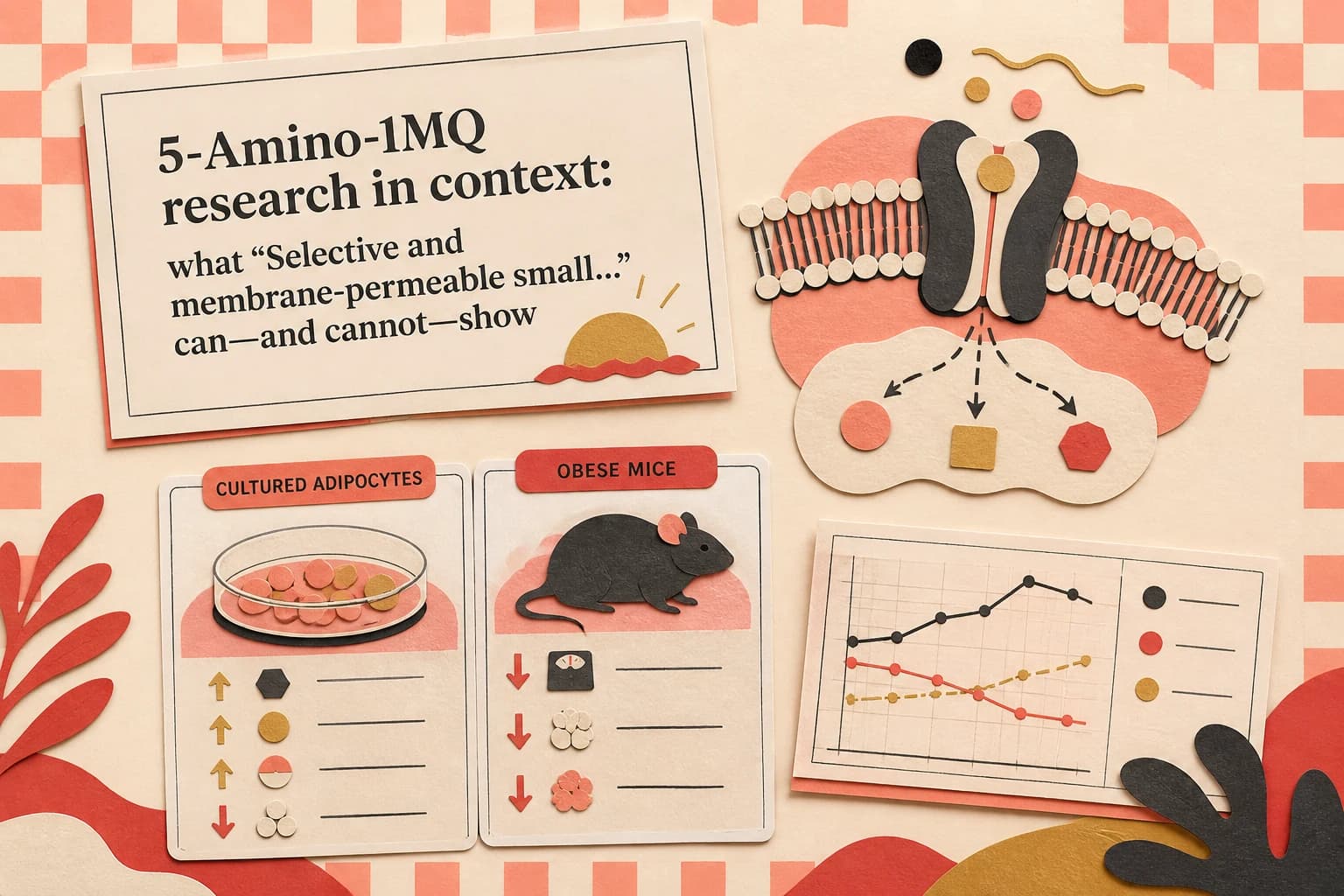Editorial study desk for 5-Amino-1MQ research in context: what “Selective and membrane-permeable small…” can—and cannot—show