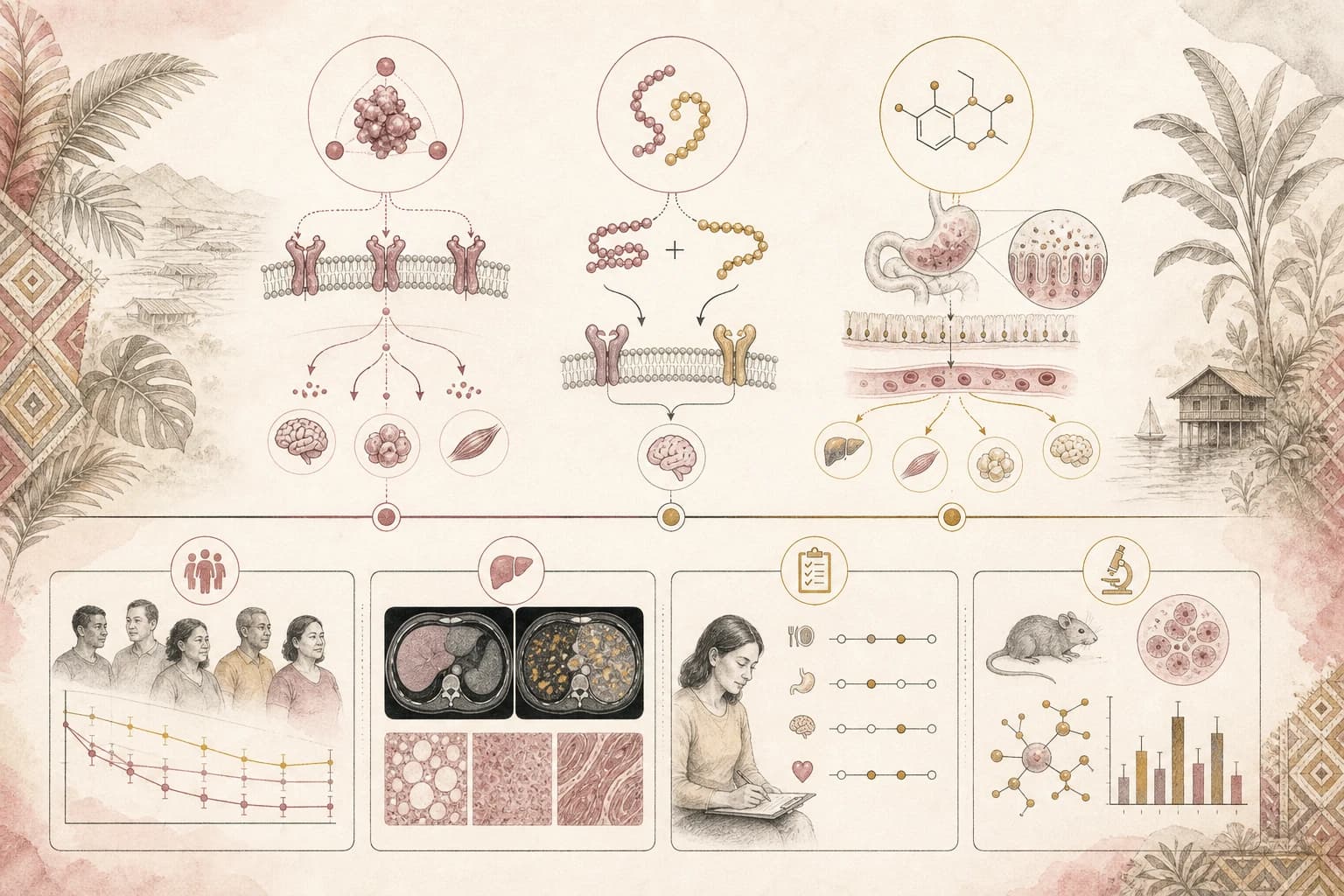 Evidence map separating multi-receptor, amylin-combination, and oral small-molecule research
