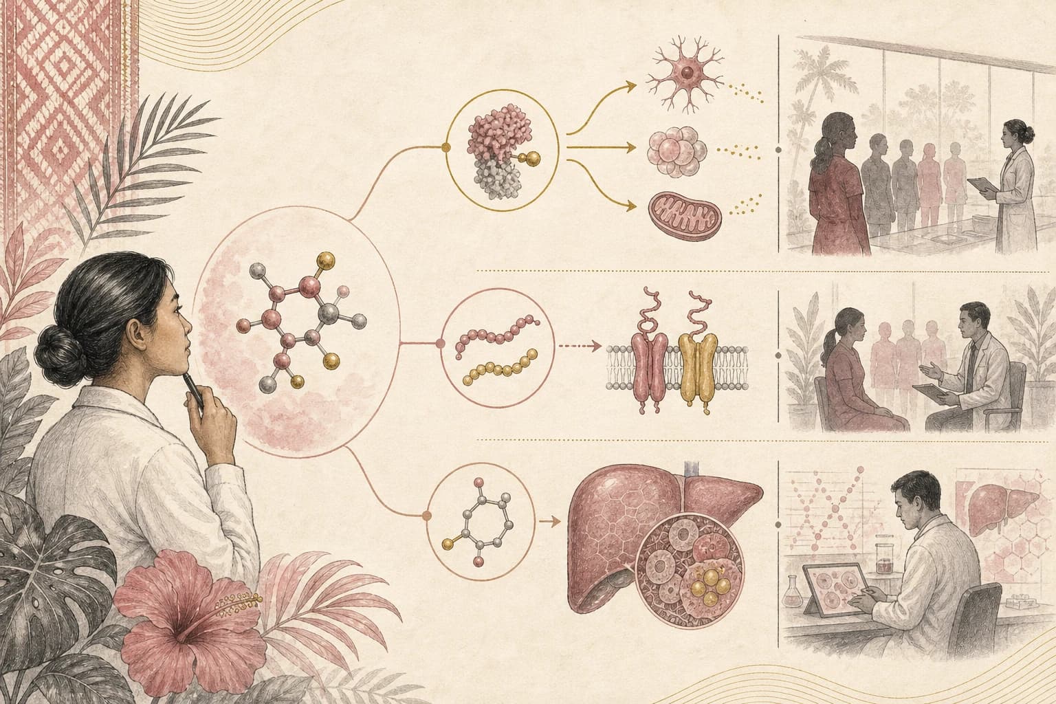 Filipino reader exploring several distinct paths in next-generation metabolic research