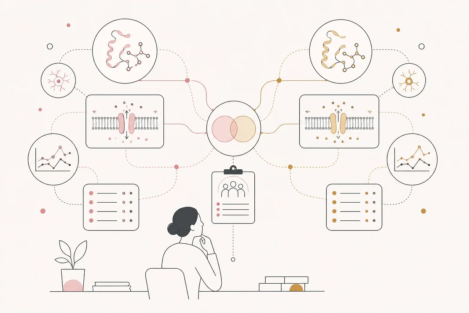 Editorial scene explaining Cagrilintide research record explained: Efficacy and Safety of Cagrilintide and Cagrisema Versus Semaglutide as Anti-Obesity Medications: A Systematic for Filipino readers