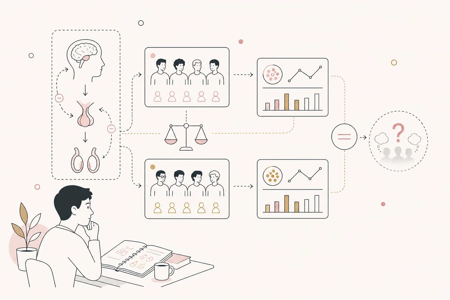 Evidence map showing the main study context and limits for Enclomiphene research record explained: Oral enclomiphene citrate stimulates the endogenous production of testosterone and sperm counts in men with lo