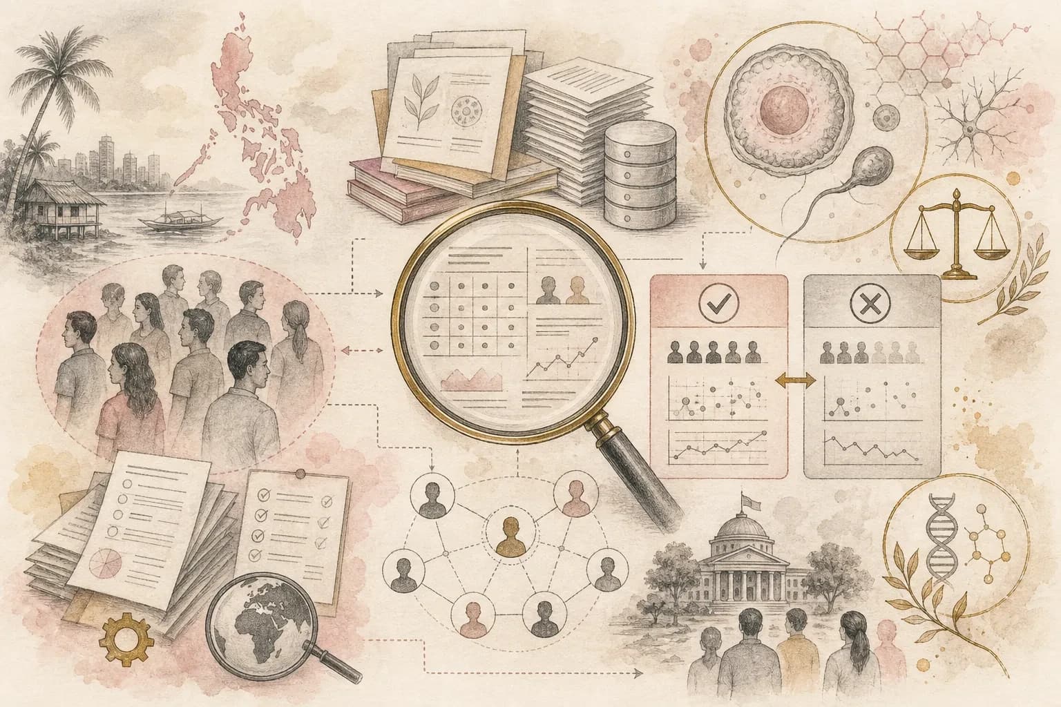 Editorial scene explaining Erectile dysfunction, stigma, and safer health information for Filipino men for Filipino readers