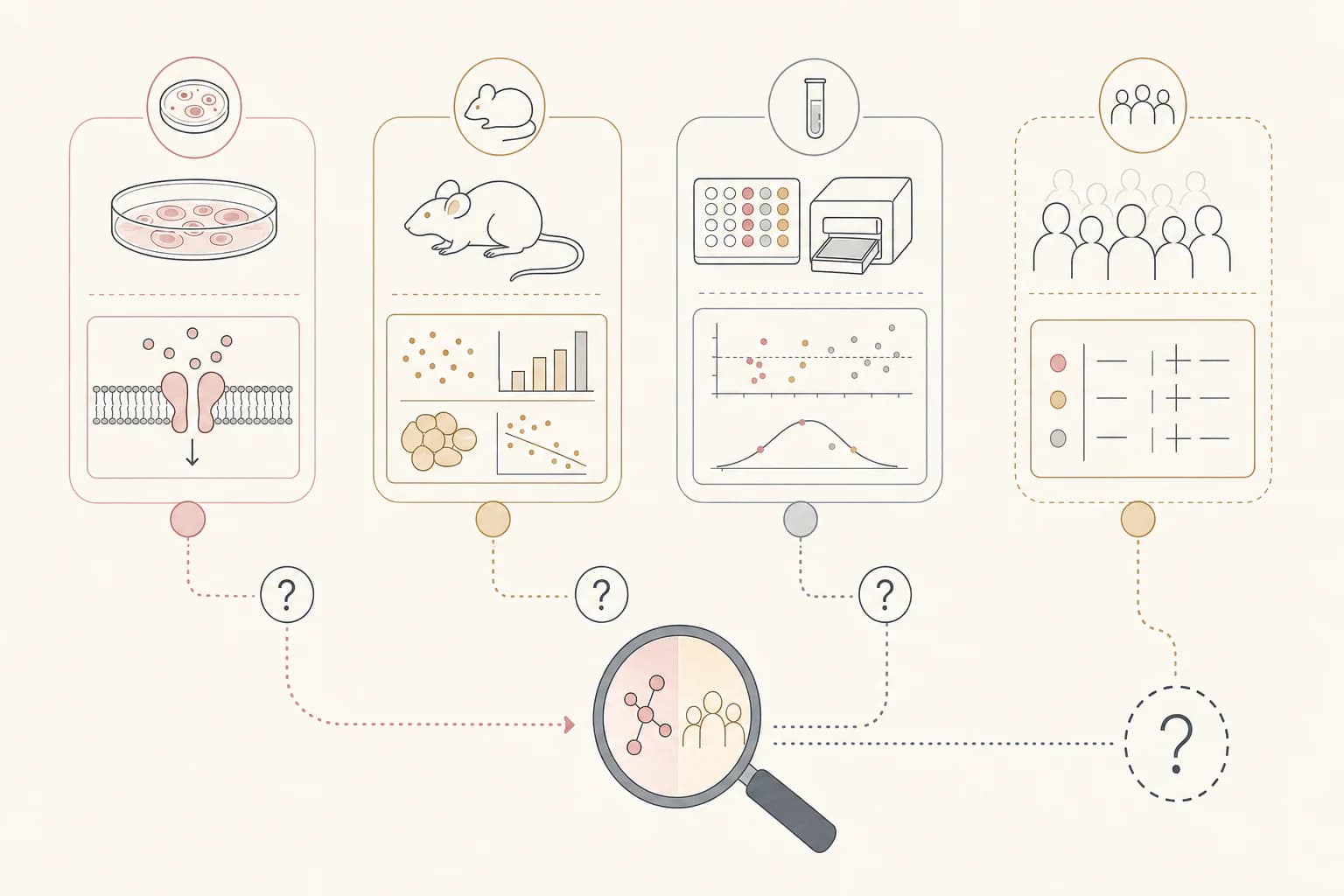 Evidence map for “What “fat-burning peptide” laboratory results really show,” separating study findings, research context, and unanswered questions.