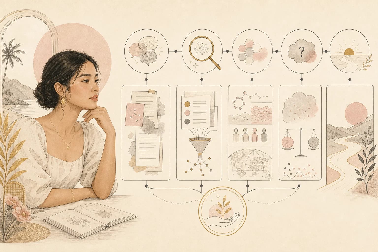 Evidence map separating claims, source verification, study context, and uncertainty for “Filipino beauty influencers and peptide disclosure: what transparent content looks like.”