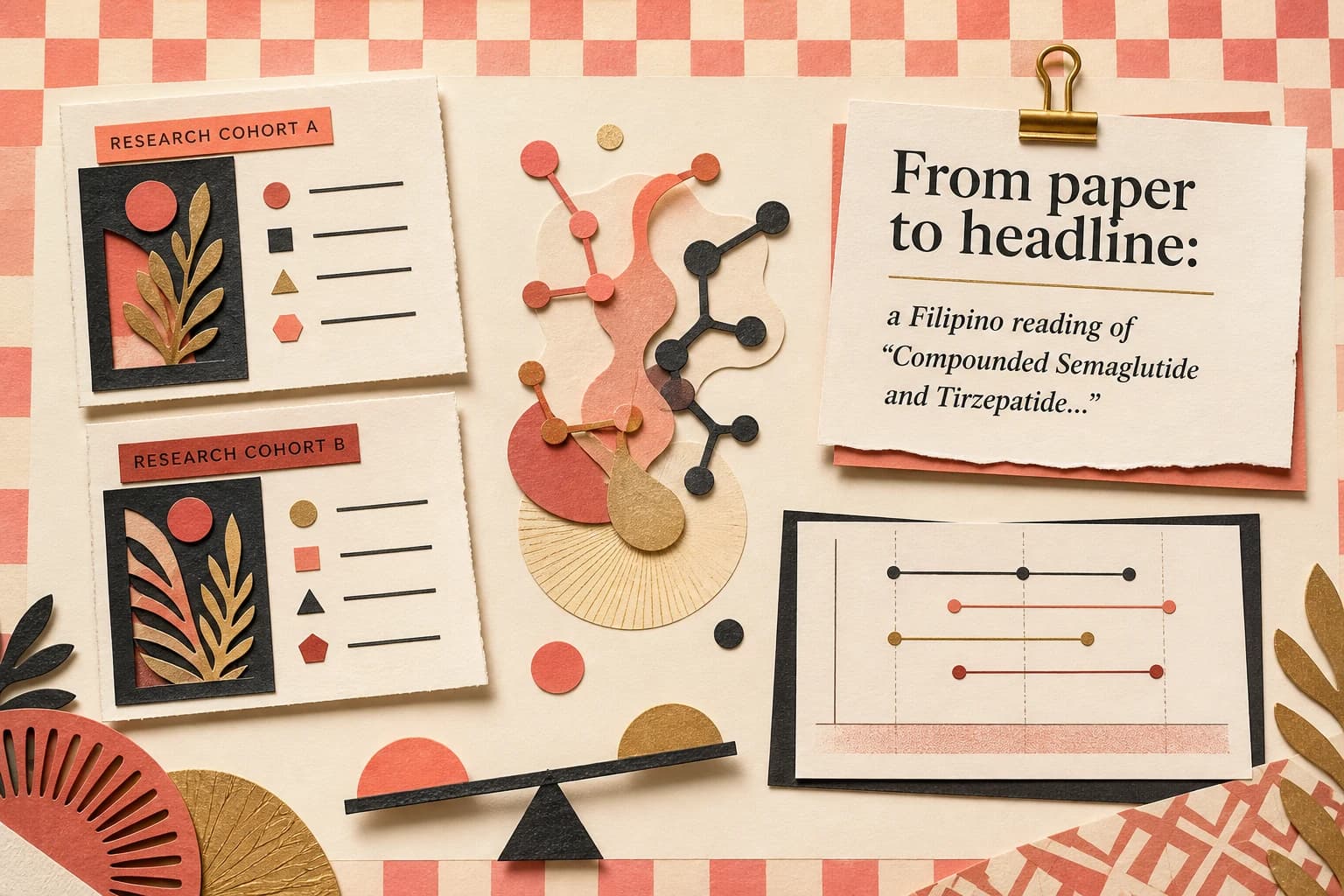 Editorial study desk for From paper to headline: a Filipino reading of “Compounded Semaglutide and Tirzepatide…”
