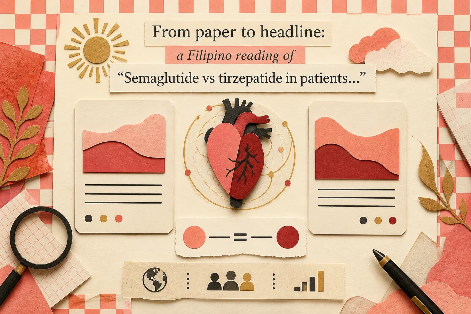 Editorial study desk for From paper to headline: a Filipino reading of “Semaglutide vs tirzepatide in patients…”