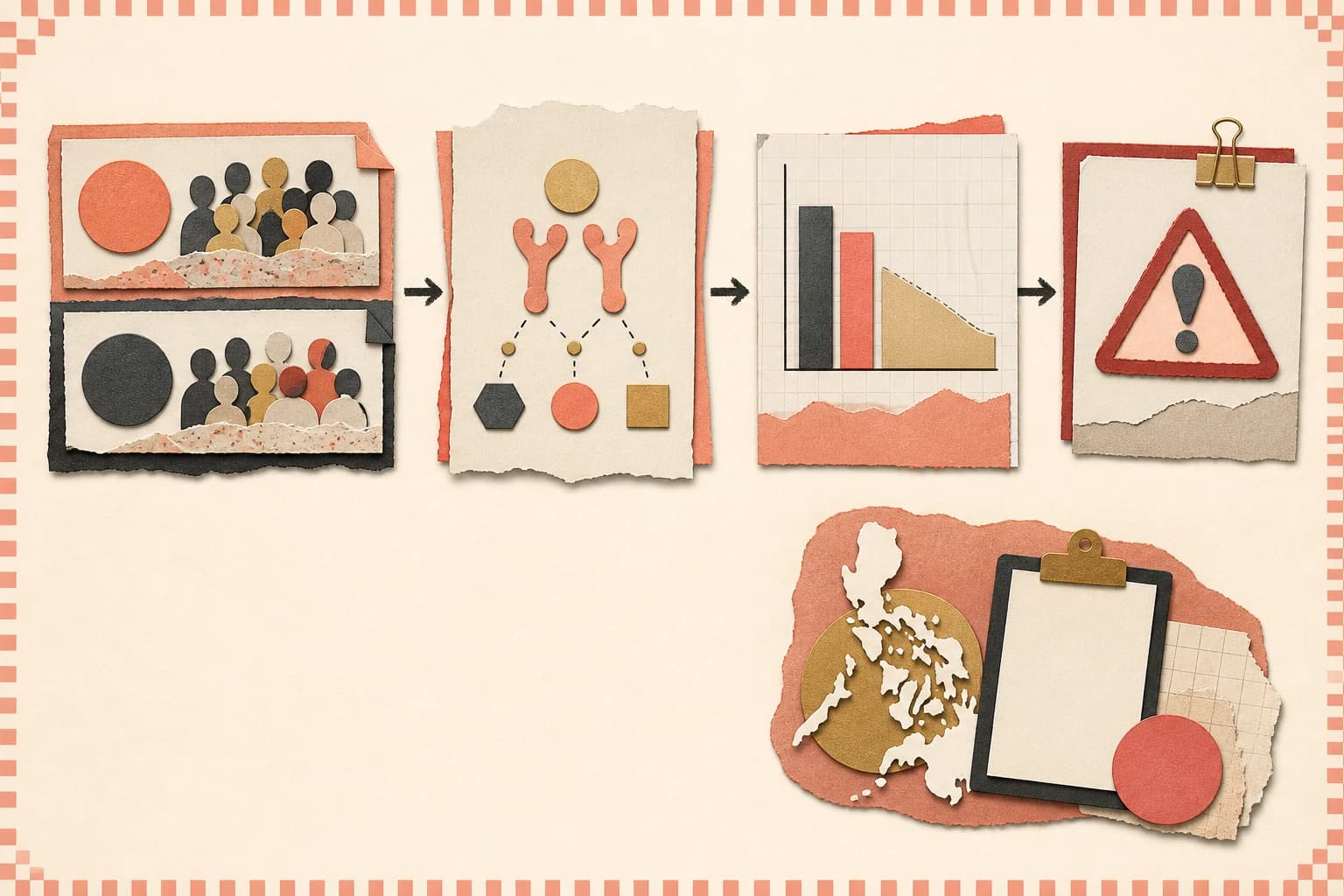 Evidence map separating the main result and study limits for From study result to PH headline: “In the supplied REIMAGINE 3 trial,…”