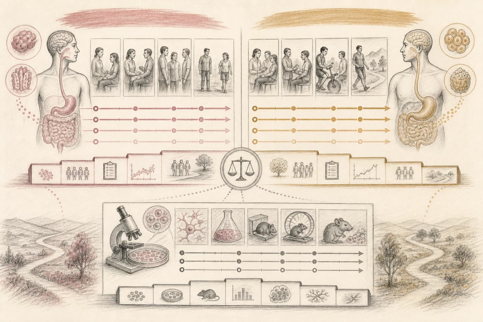 Evidence map separating human GLP-1 and amylin trials from mouse and cell research