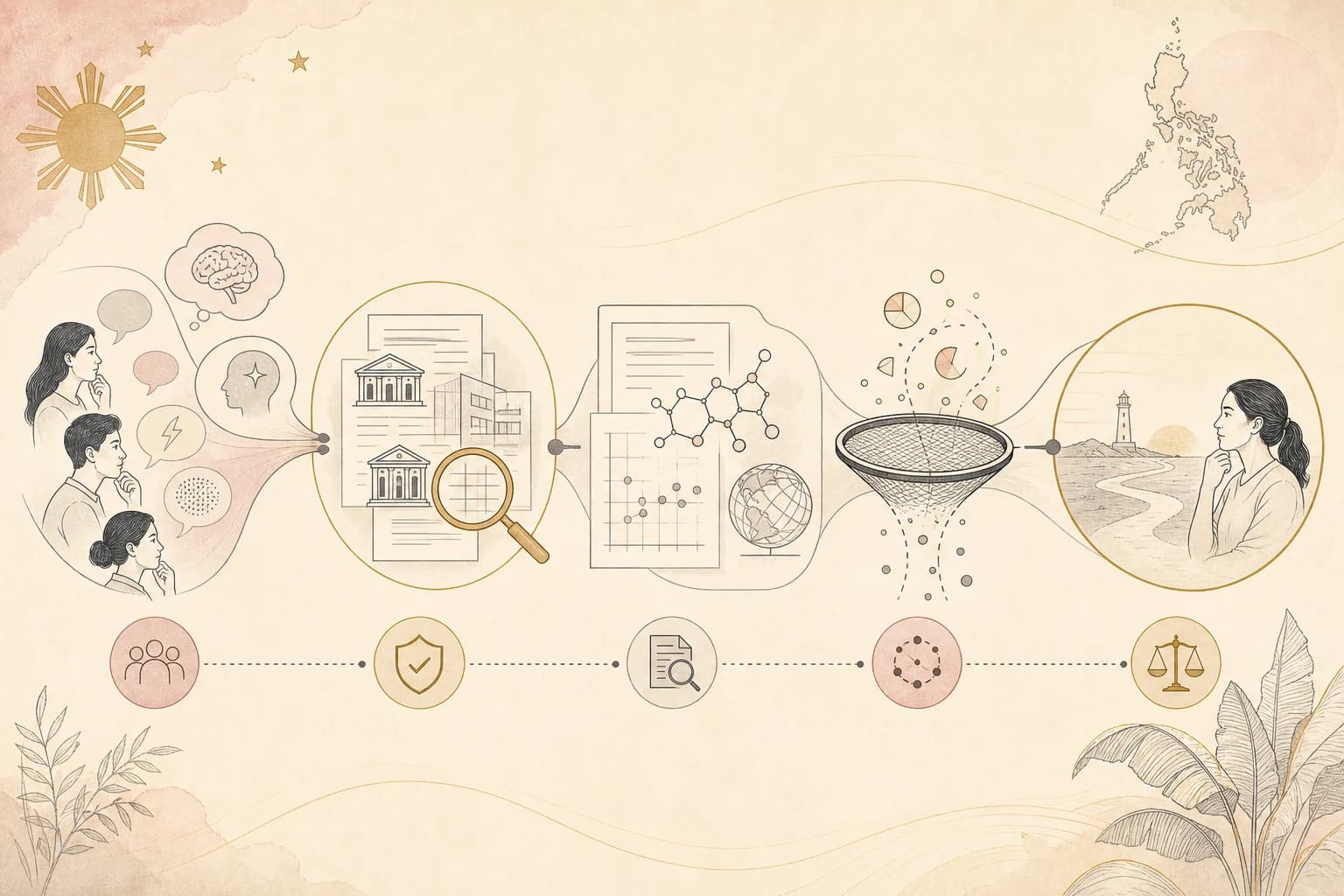 Evidence map separating claims, source verification, study context, and uncertainty for “How to verify cognitive-drug claims with Philippine regulatory sources.”