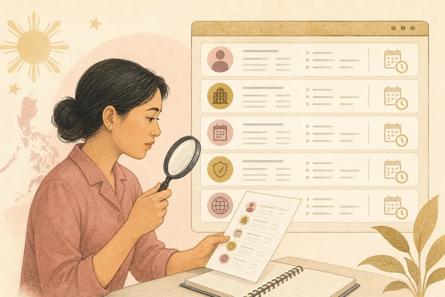 Editorial scene explaining Is Mounjaro registered in the Philippines? How to check the current record for Filipino readers