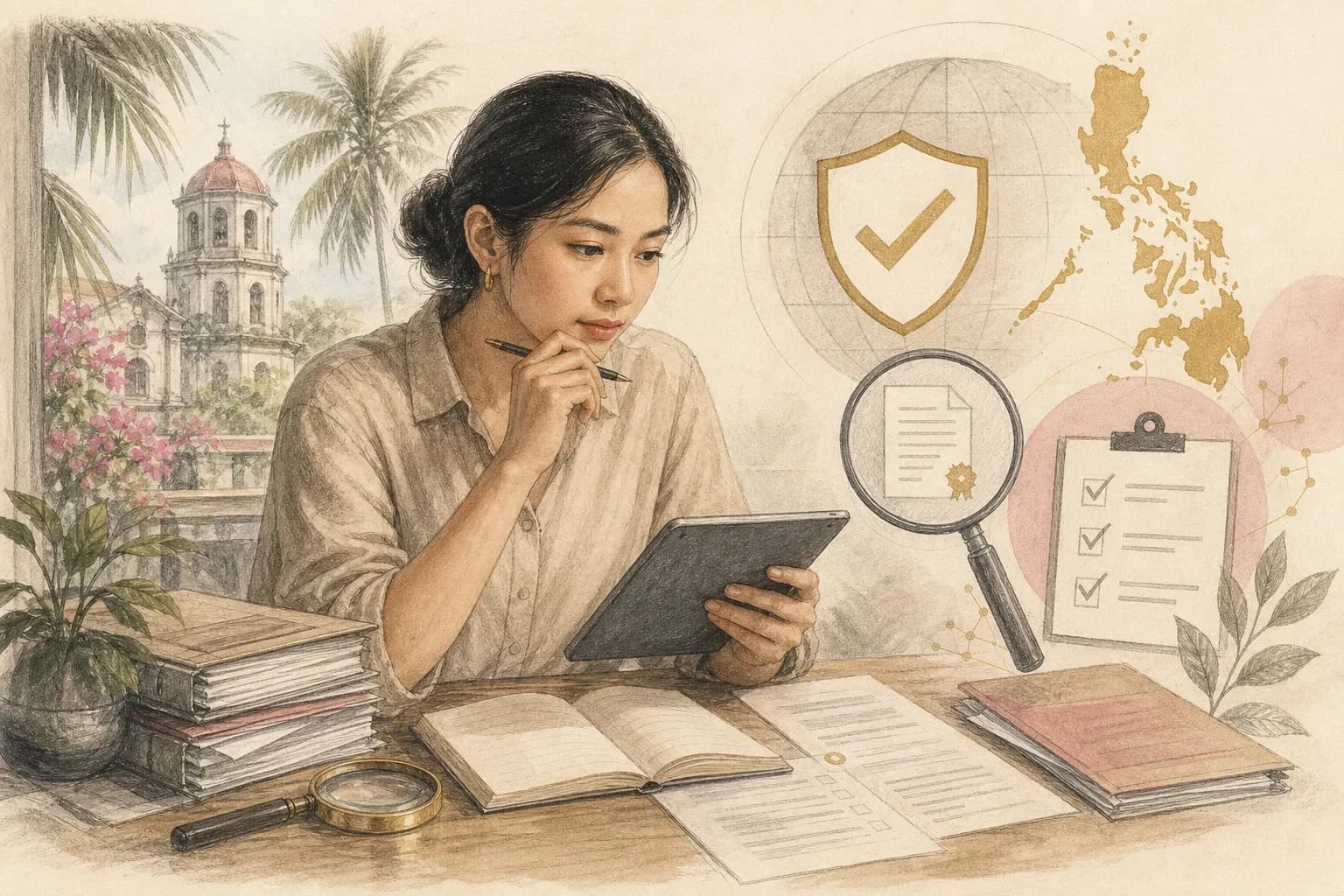 Editorial scene explaining Preserving lean mass during GLP-1 research: what the evidence says for Filipino readers