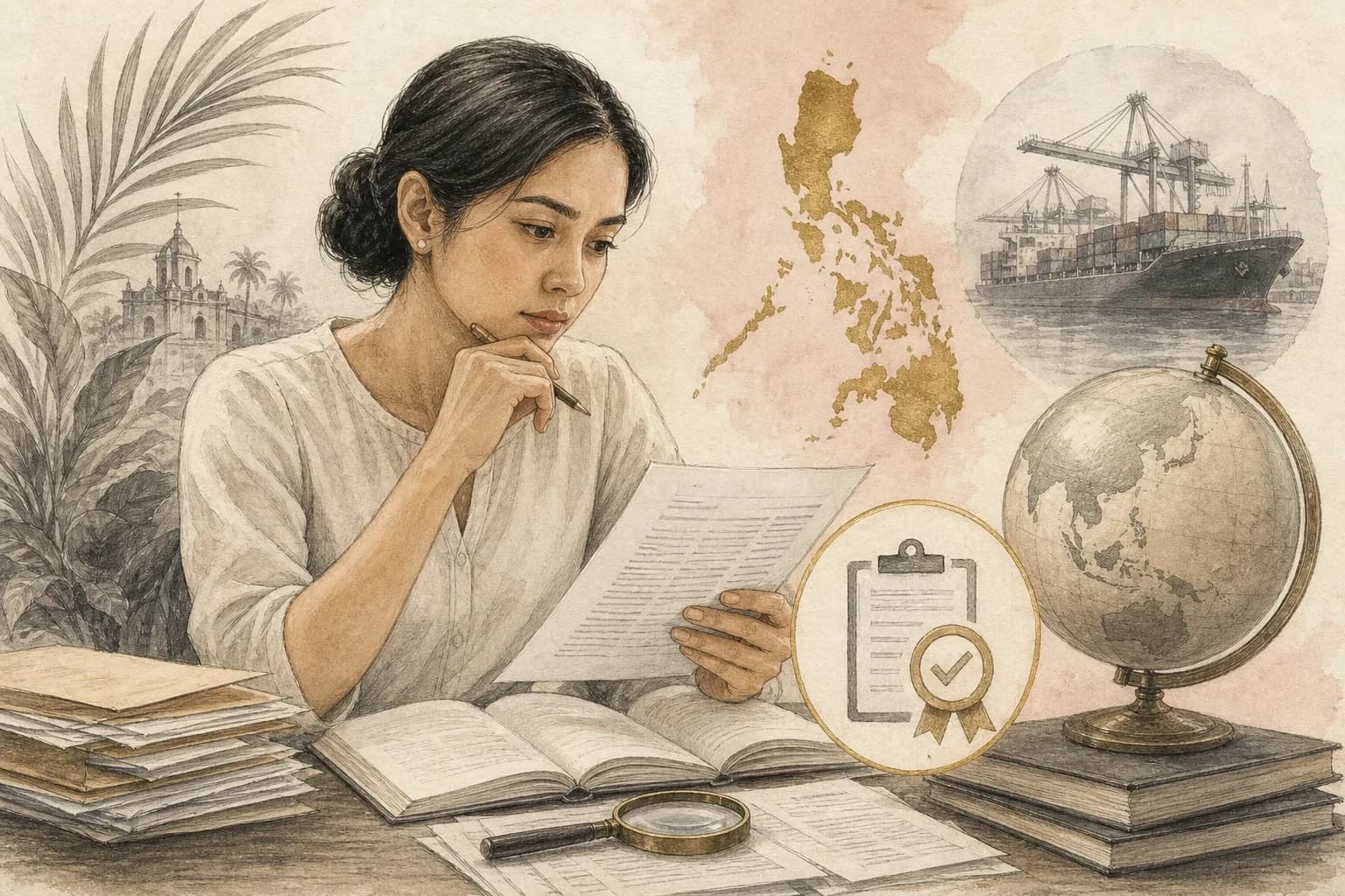 Editorial scene explaining Recovery peptide terminology: tendon, ligament, muscle, and wound healing are not interchangeable for Filipino readers