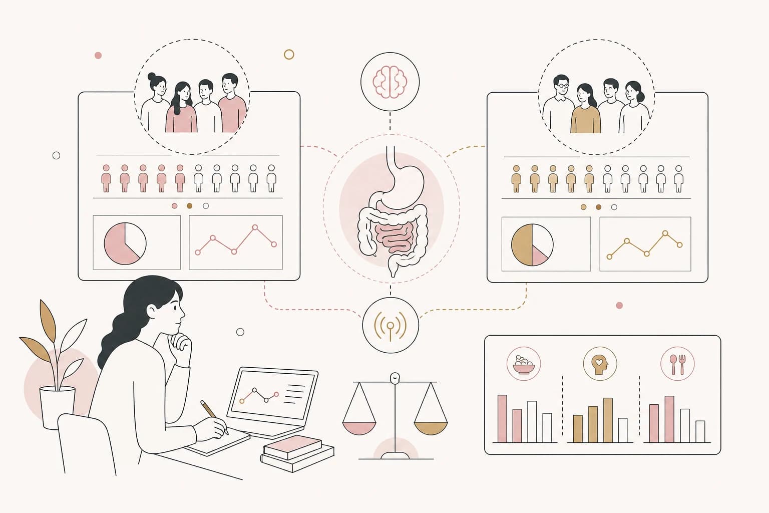 Editorial scene explaining Retatrutide research record explained: Appetite, eating attitudes, and eating behaviours during treatment with retatrutide in adults with type 2 diab for Filipino readers
