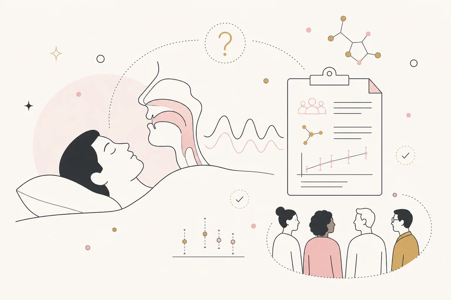 Editorial scene explaining Retatrutide research record explained: Retatrutide for the treatment of obesity, obstructive sleep apnea and knee osteoarthritis: Rationale and desig for Filipino readers