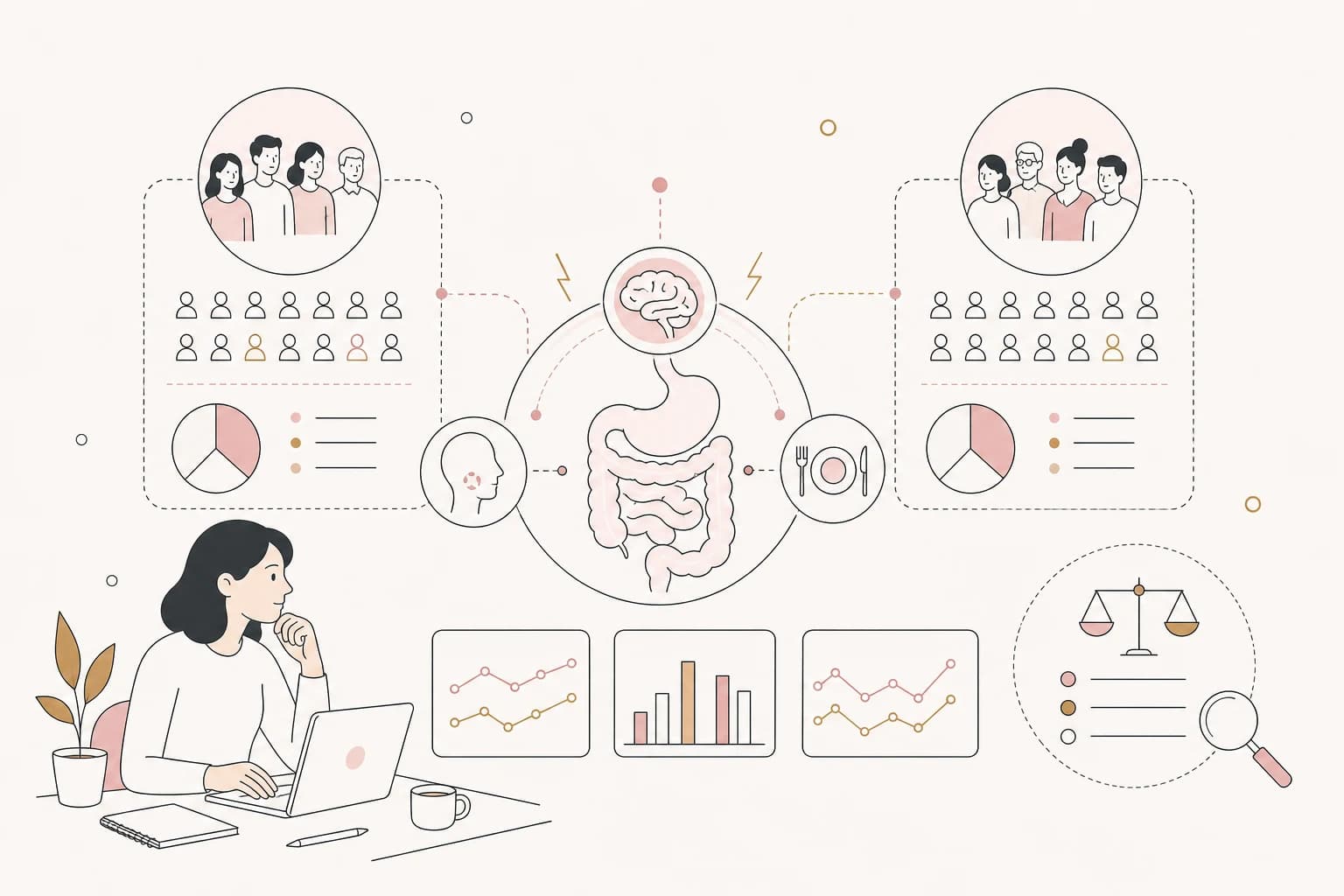 Editorial scene explaining Retatrutide Study Review: Appetite, eating attitudes, and eating behaviours during treatment for Filipino readers