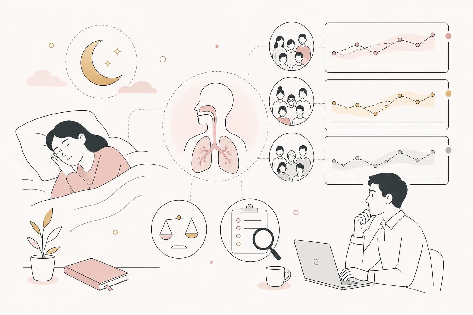 Editorial scene explaining Retatrutide Study Review: Perceived benefits of treatment for obesity with retatrutide: A qualitative for Filipino readers
