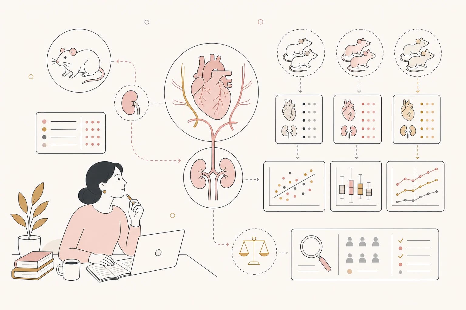 Editorial scene explaining Retatrutide Study Review: Retatrutide Treatment in Streptozotocin-Induced Diabetic Rats: Renal for Filipino readers