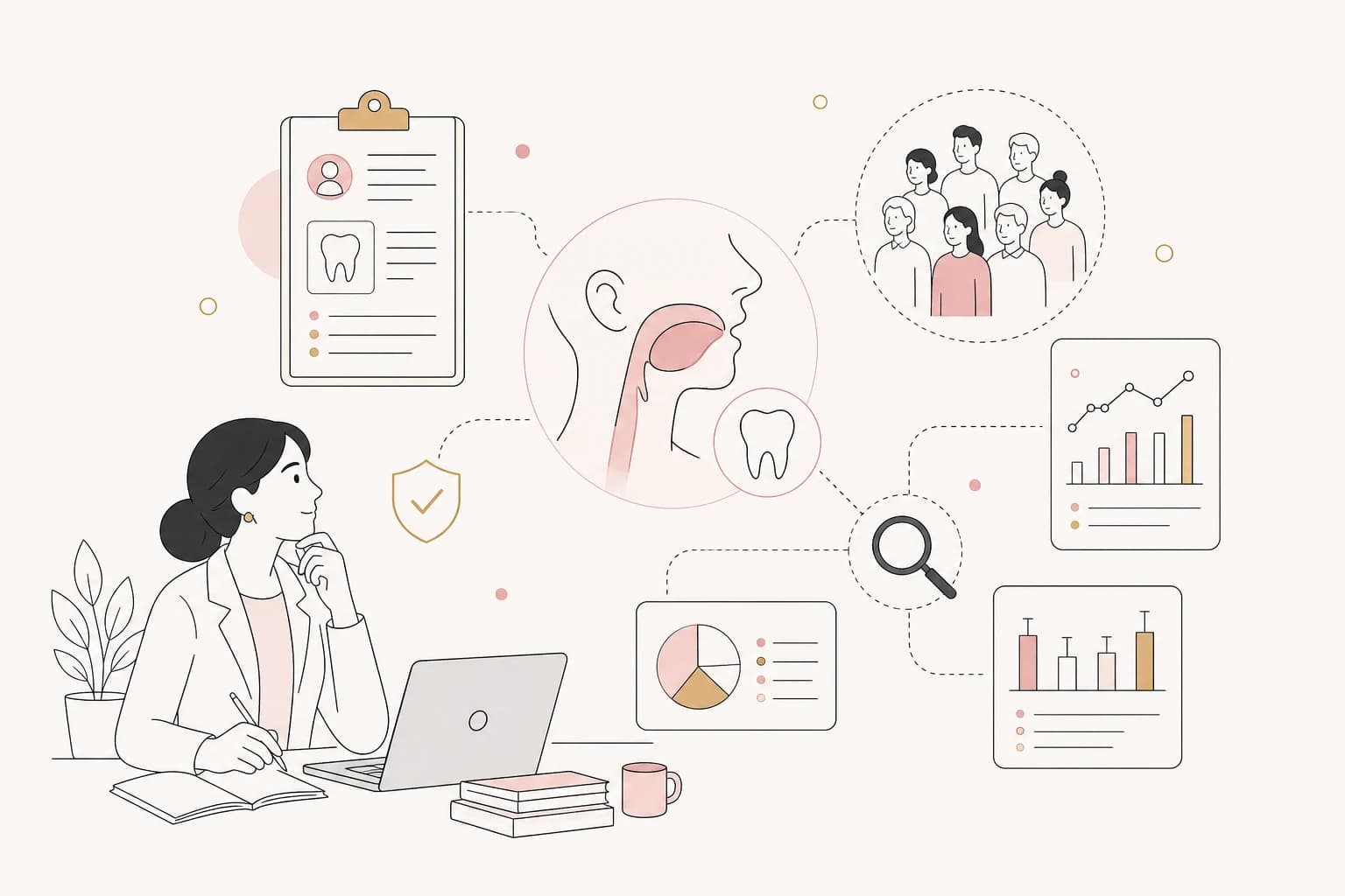 Editorial scene explaining Semaglutide research record explained: Oral Health Considerations and Dental Management Guidelines for Semaglutide Medications. for Filipino readers