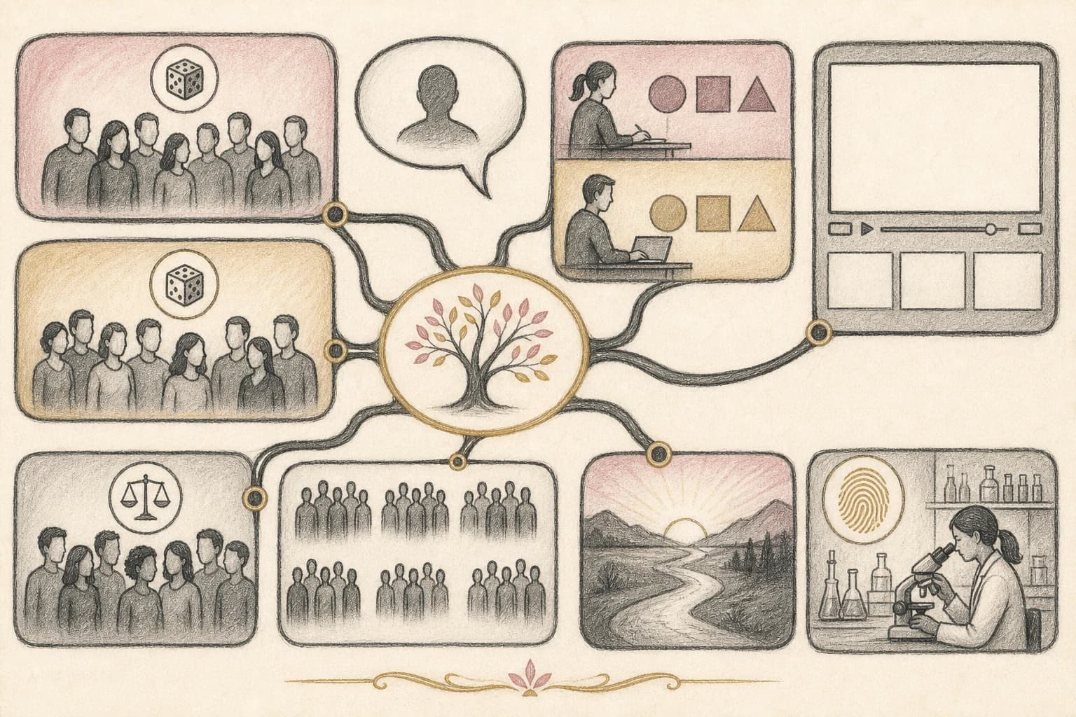 Evidence map separating trial events, combination studies, anecdotes, missing information, and product identity
