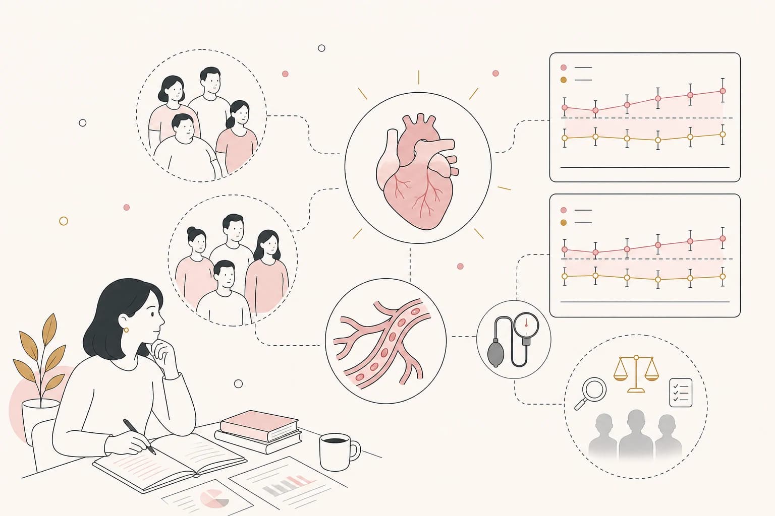 Editorial scene explaining Semaglutide Study Review: CagriSema Reduces Blood Pressure in Adults With Overweight or Obesity: REDEFINE for Filipino readers