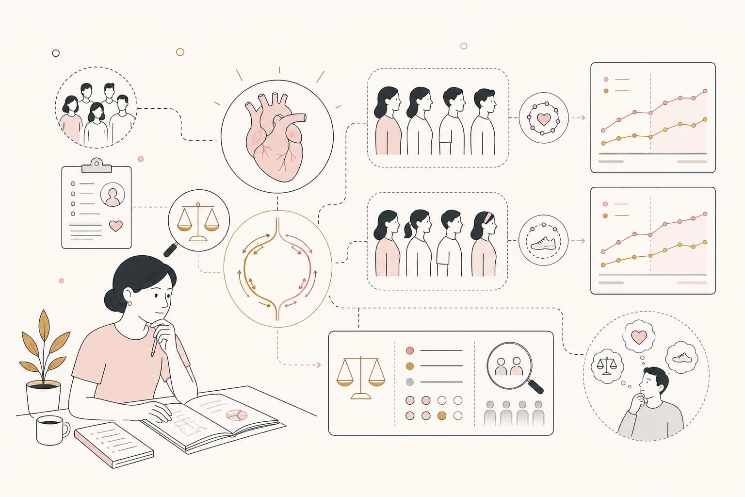 Editorial scene explaining Semaglutide Study Review: Comparison of Semaglutide and Lifestyle Counselling for Weight Loss Using for Filipino readers