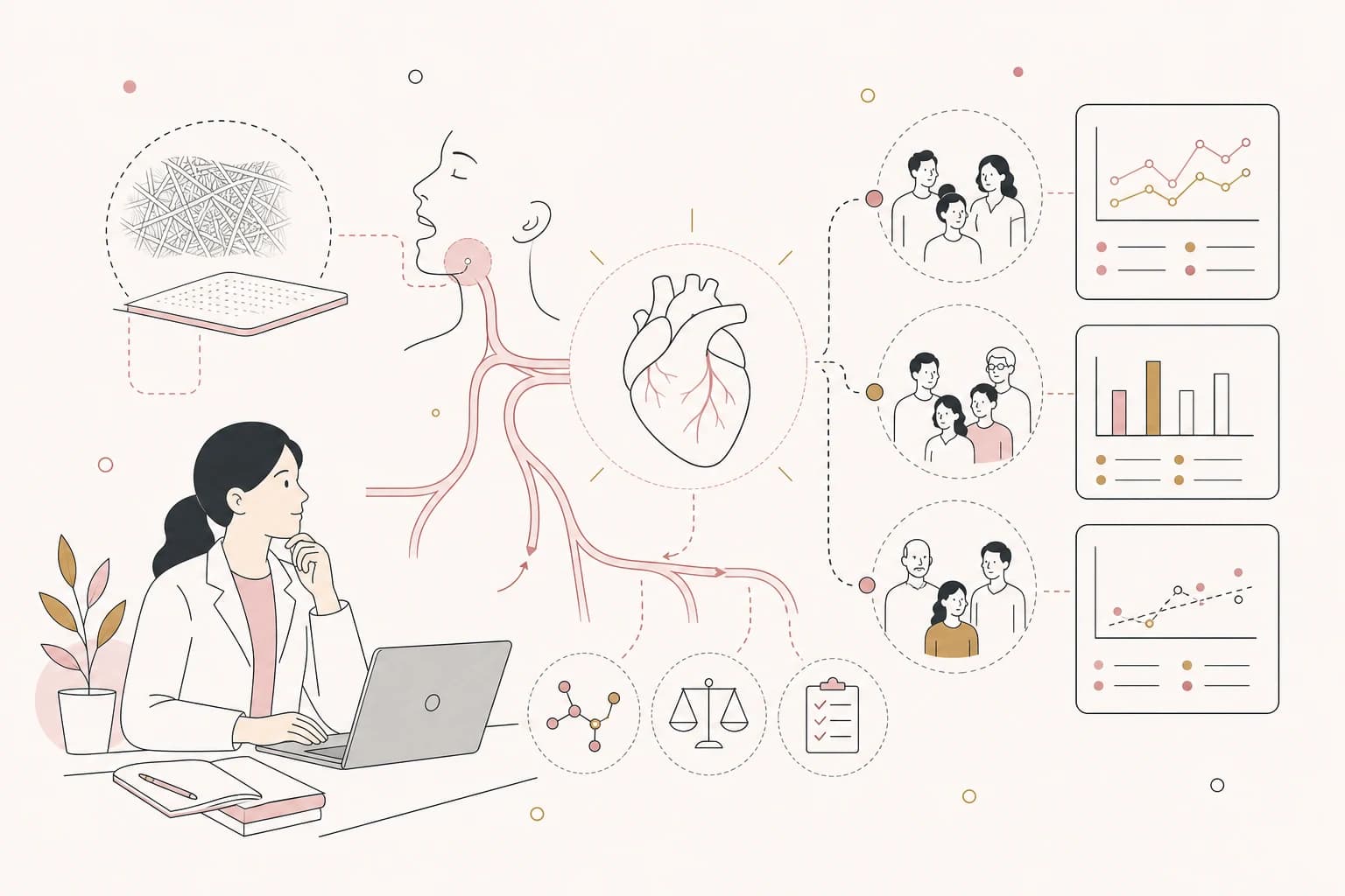 Editorial scene explaining Semaglutide Study Review: Electrospun Nanofiber Oral Thin Film Platform for Sublingual Peptide Delivery for Filipino readers