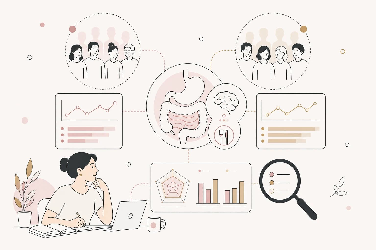 Editorial scene explaining Semaglutide Study Review: Prolonged Semaglutide Treatment Reveals Stage-Dependent Changes to Feeding for Filipino readers