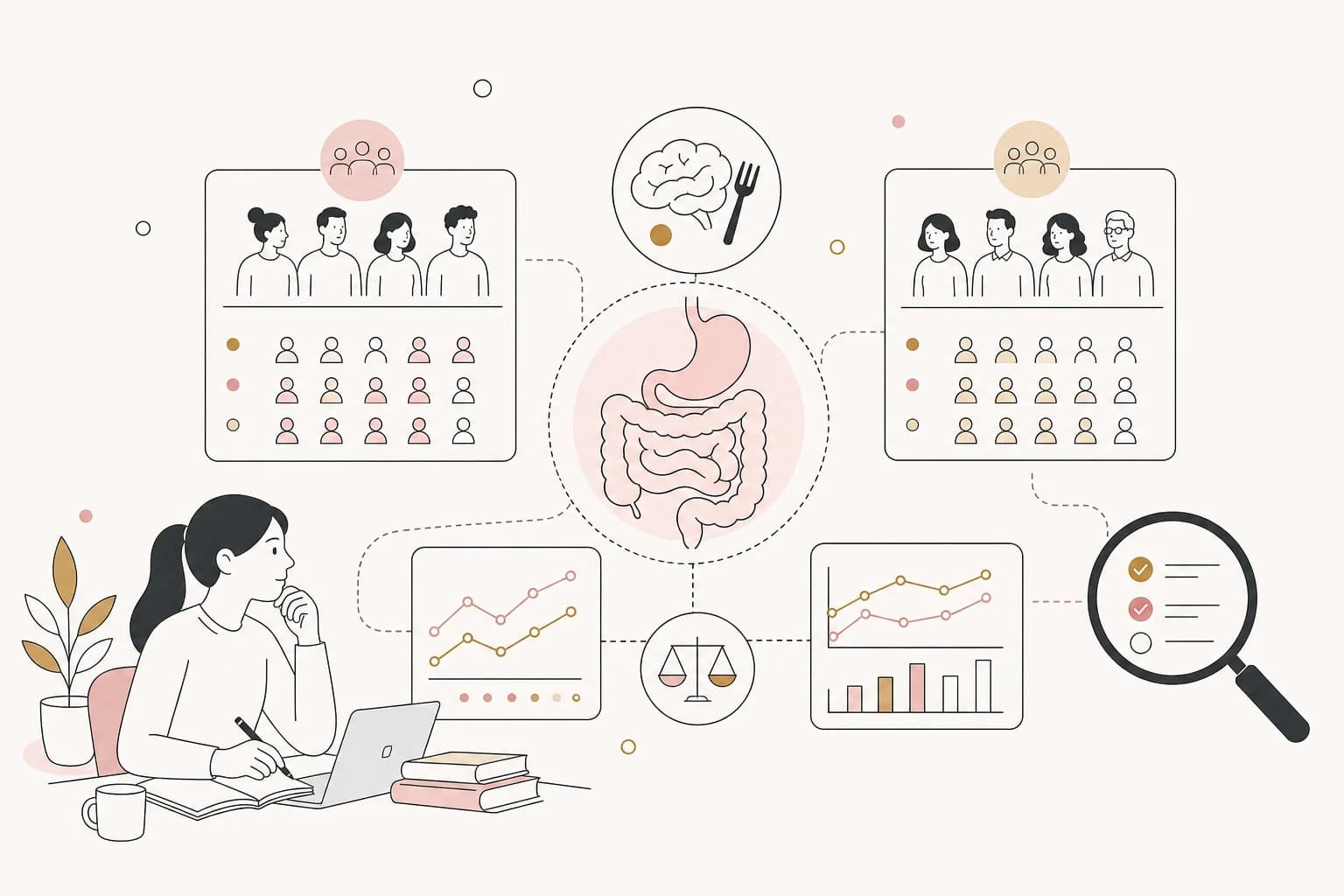 Editorial scene explaining Semaglutide Study Review: Prolonged Semaglutide Treatment Reveals Stage-Dependent Changes to Feeding for Filipino readers