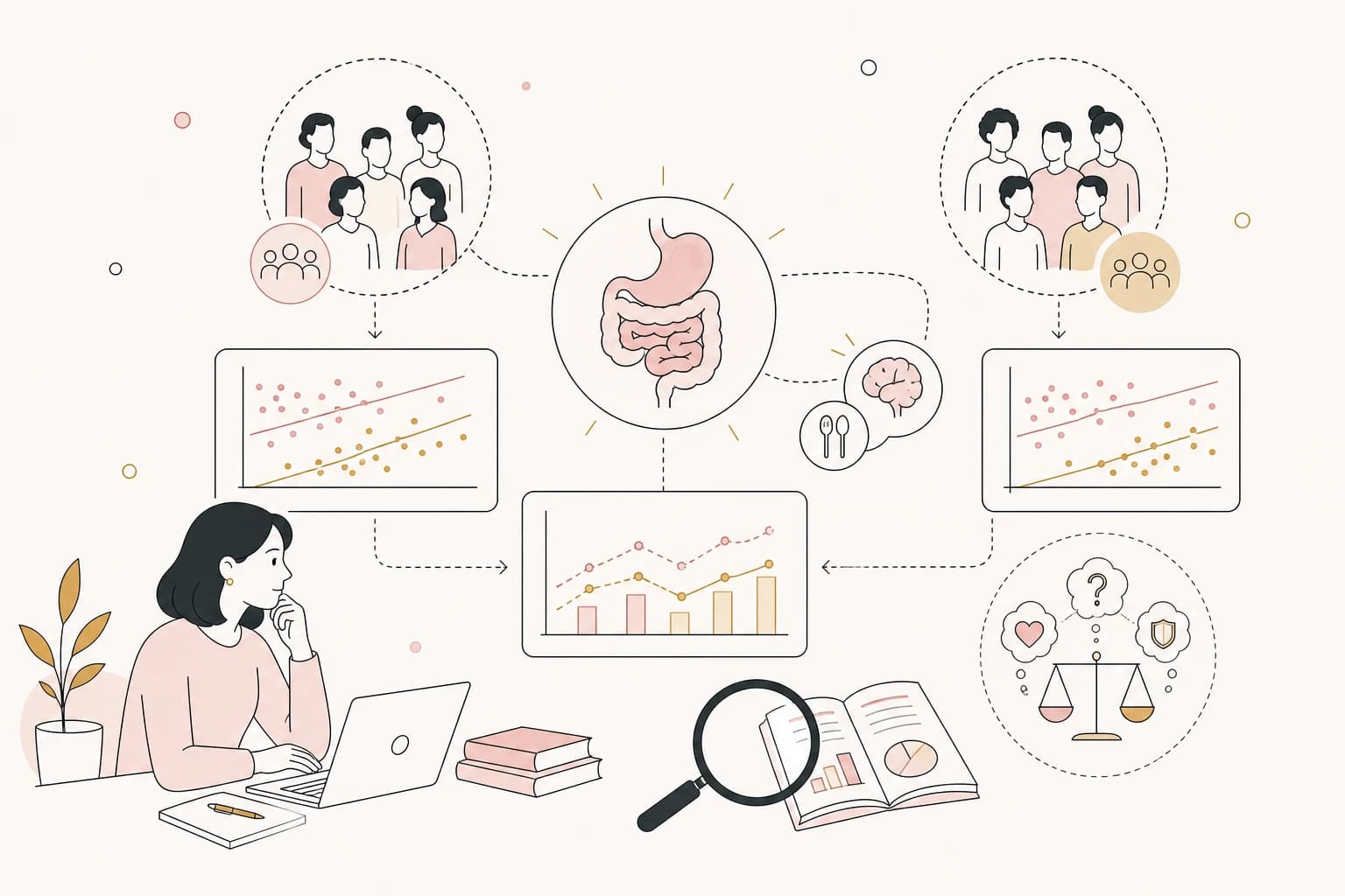 Editorial scene explaining Semaglutide Study Review: Relationship of early rapid weight loss to efficacy and safety of tirzepatide for Filipino readers