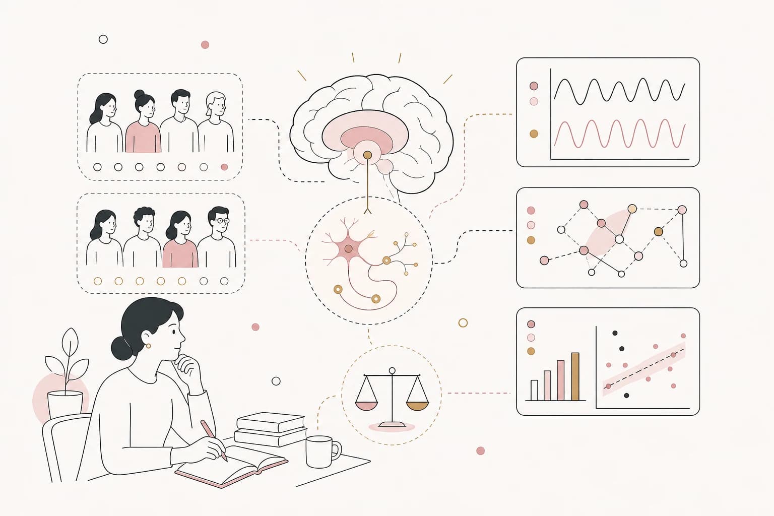 Editorial scene explaining Semaglutide Study Review: Semaglutide alters behaviour and nucleus accumbens oscillatory activity for Filipino readers
