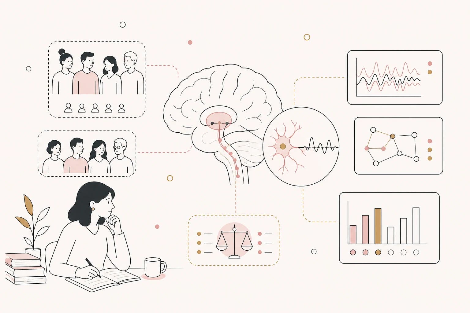 Editorial scene explaining Semaglutide Study Review: Semaglutide alters behaviour and nucleus accumbens oscillatory activity for Filipino readers