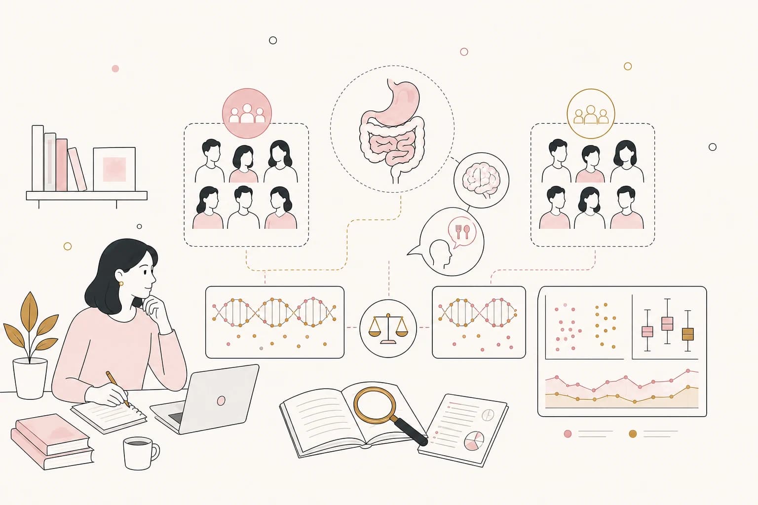 Editorial scene explaining Semaglutide Study Review: Semaglutide slows epigenetic aging in a randomized trial of HIV-associated for Filipino readers
