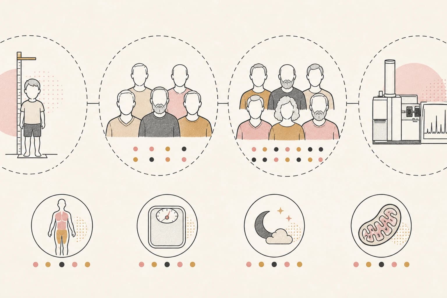 Evidence timeline separating pediatric history from mixed older-adult studies