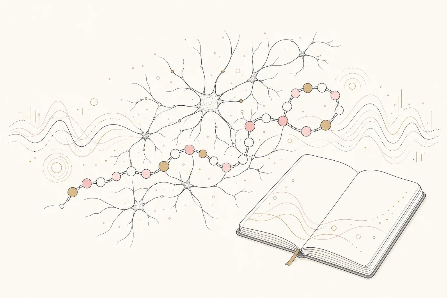 Editorial scene explaining The cognitive-peptide evidence hub: Semax, Selank, DSIP, and Pinealon for Filipino readers