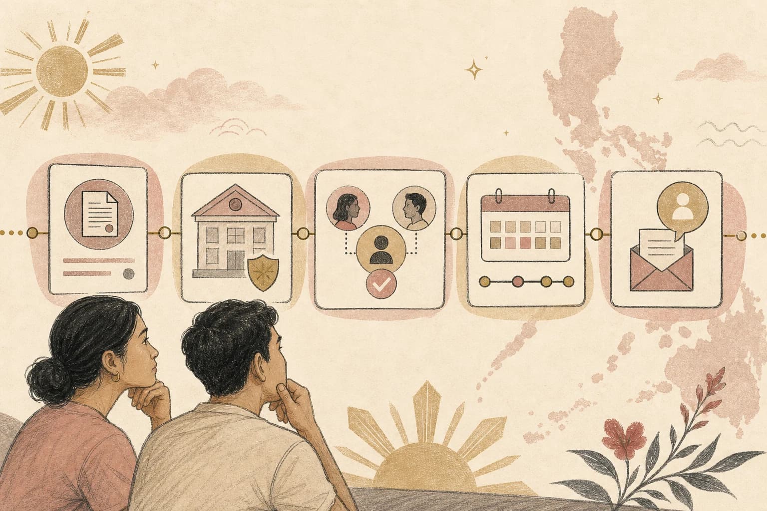 Editorial illustration about the access questions behind Philippine GLP-1 attention.