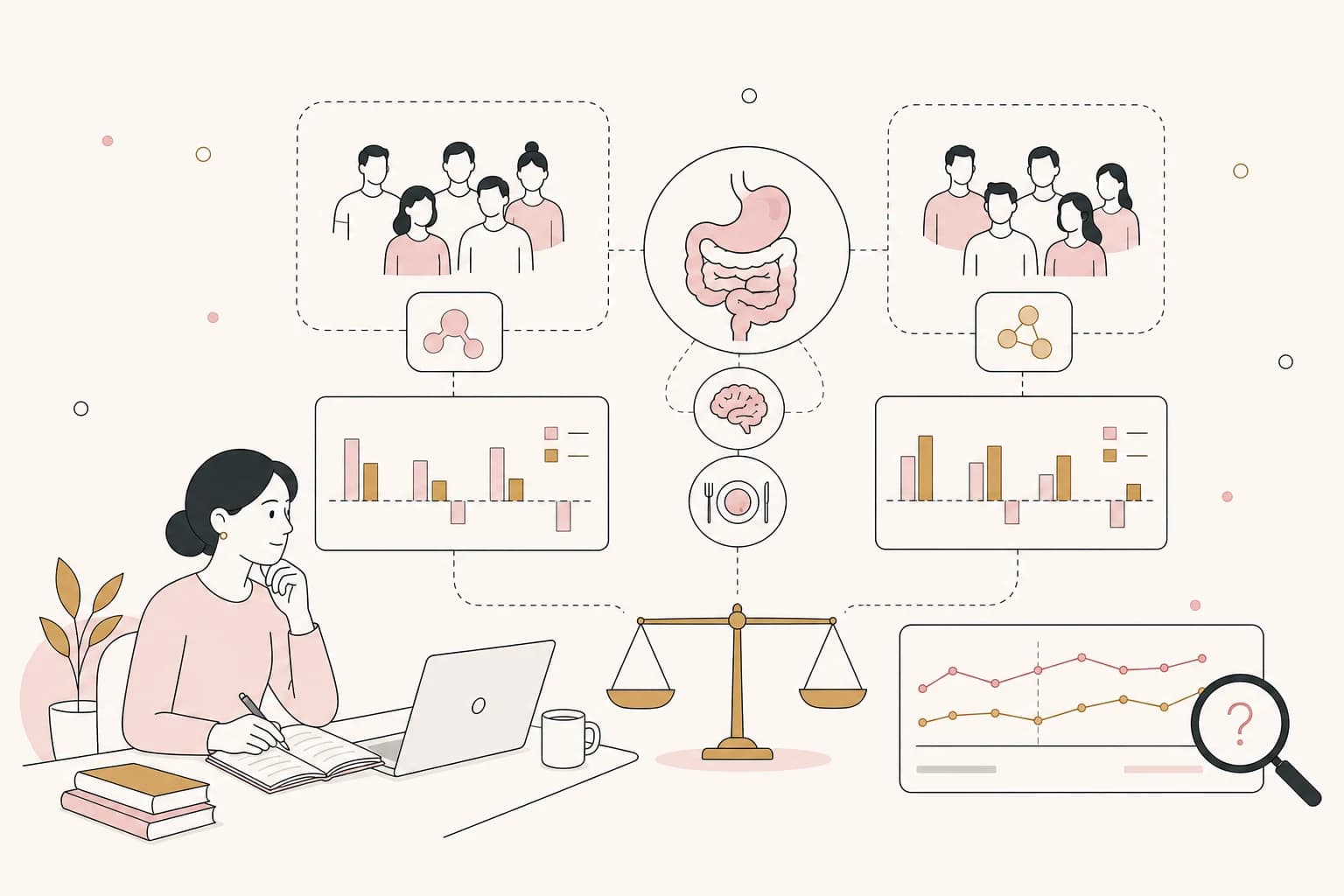 Editorial scene explaining Tirzepatide Study Review: Apitegromab for lean mass preservation during tirzepatide-induced weight loss for Filipino readers