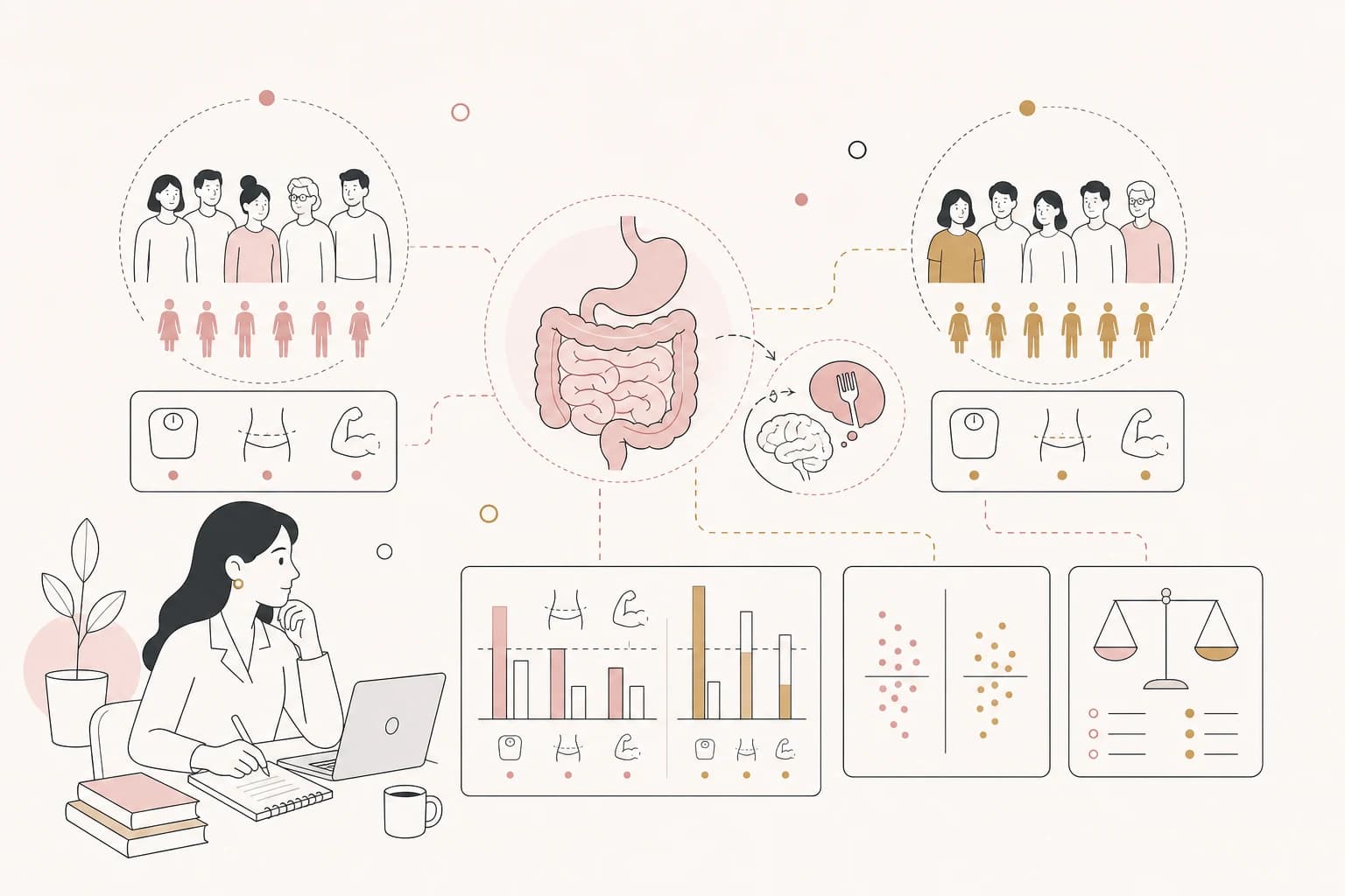 Editorial scene explaining Tirzepatide Study Review: Effects of Tirzepatide on Body Composition, Metabolic Parameters, and Sleep for Filipino readers