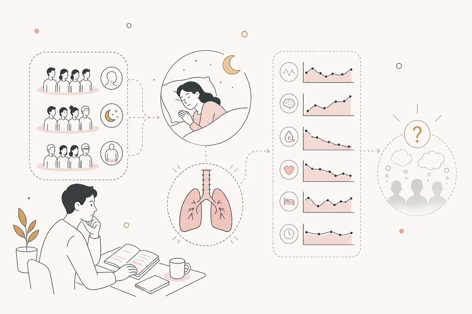 Evidence map showing the main study context and limits for Tirzepatide Study Review: Endotypic trait responses to 12-month tirzepatide treatment for an obese