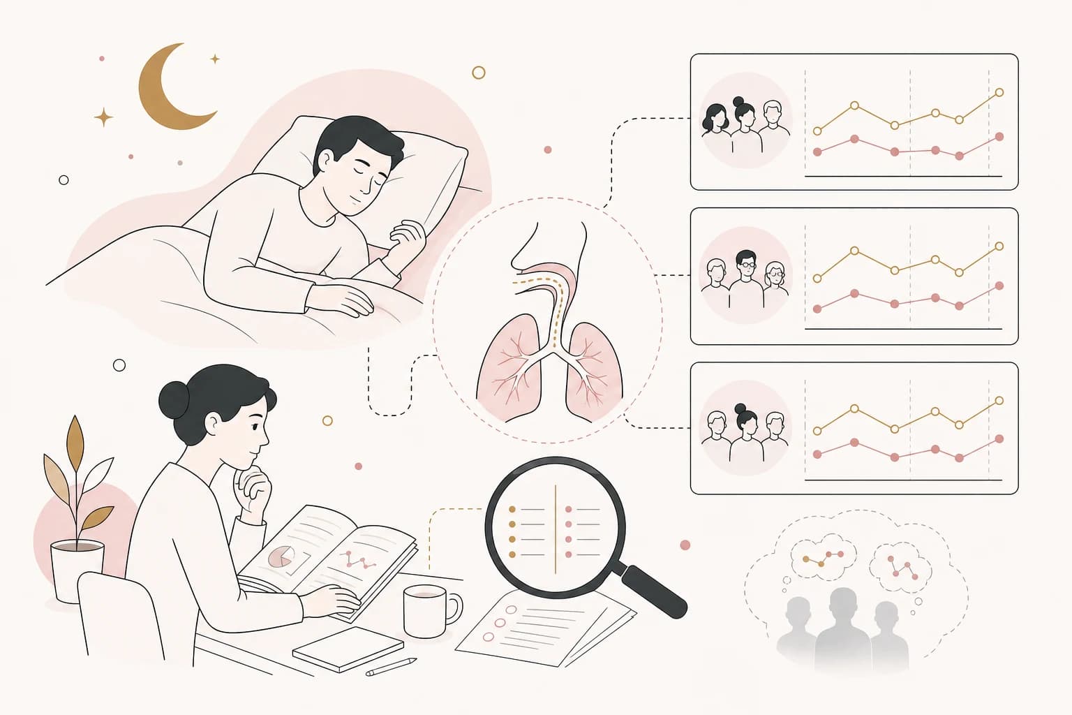 Editorial scene explaining Tirzepatide Study Review: Endotypic trait responses to 12-month tirzepatide treatment for an obese for Filipino readers