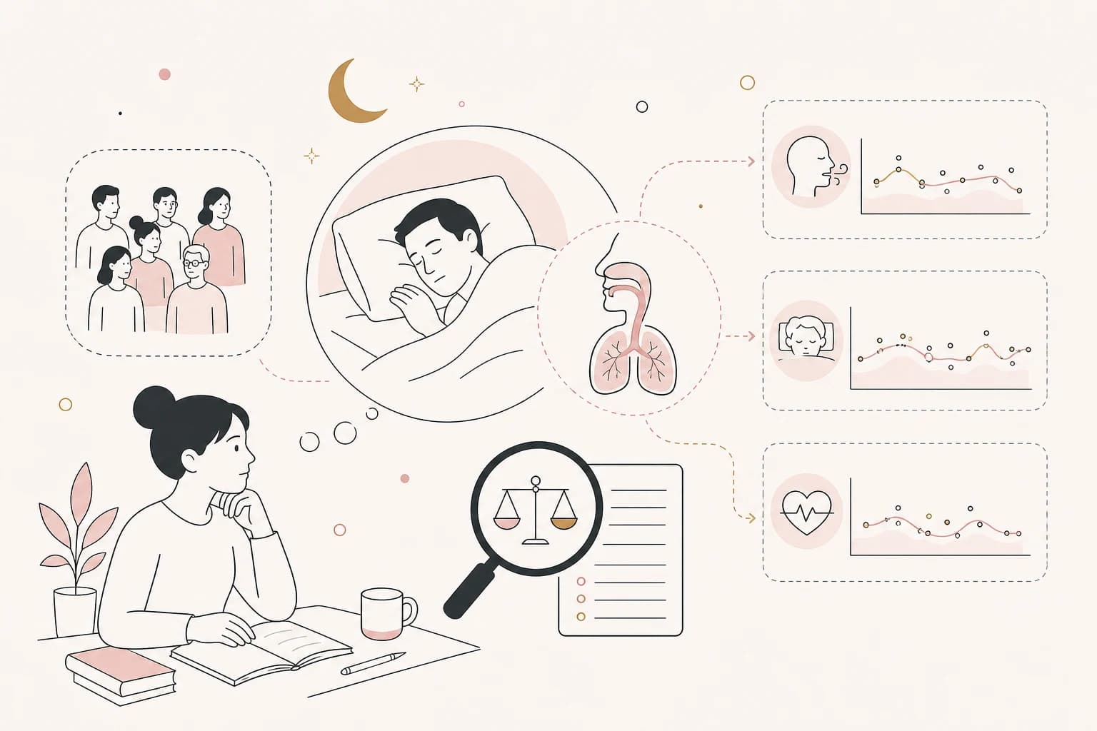 Editorial scene explaining Tirzepatide Study Review: Patients' Experiences of Obstructive Sleep Apnea and Tirzepatide Treatment for Filipino readers