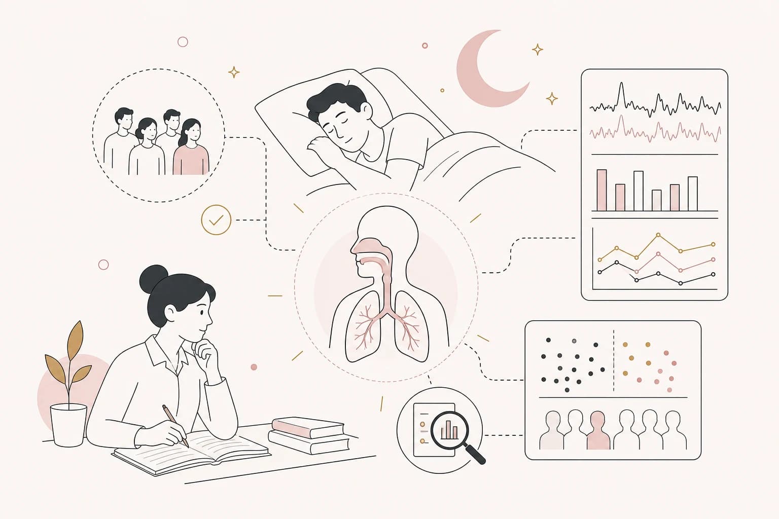 Editorial scene explaining Tirzepatide Study Review: Tirzepatide: A Breakthrough Therapy for Obstructive Sleep Apnea and Metabolic for Filipino readers