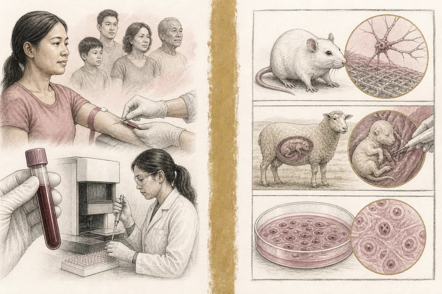 Evidence map separating clinical IGF-1 blood testing from IGF-1 LR3 animal and cell research