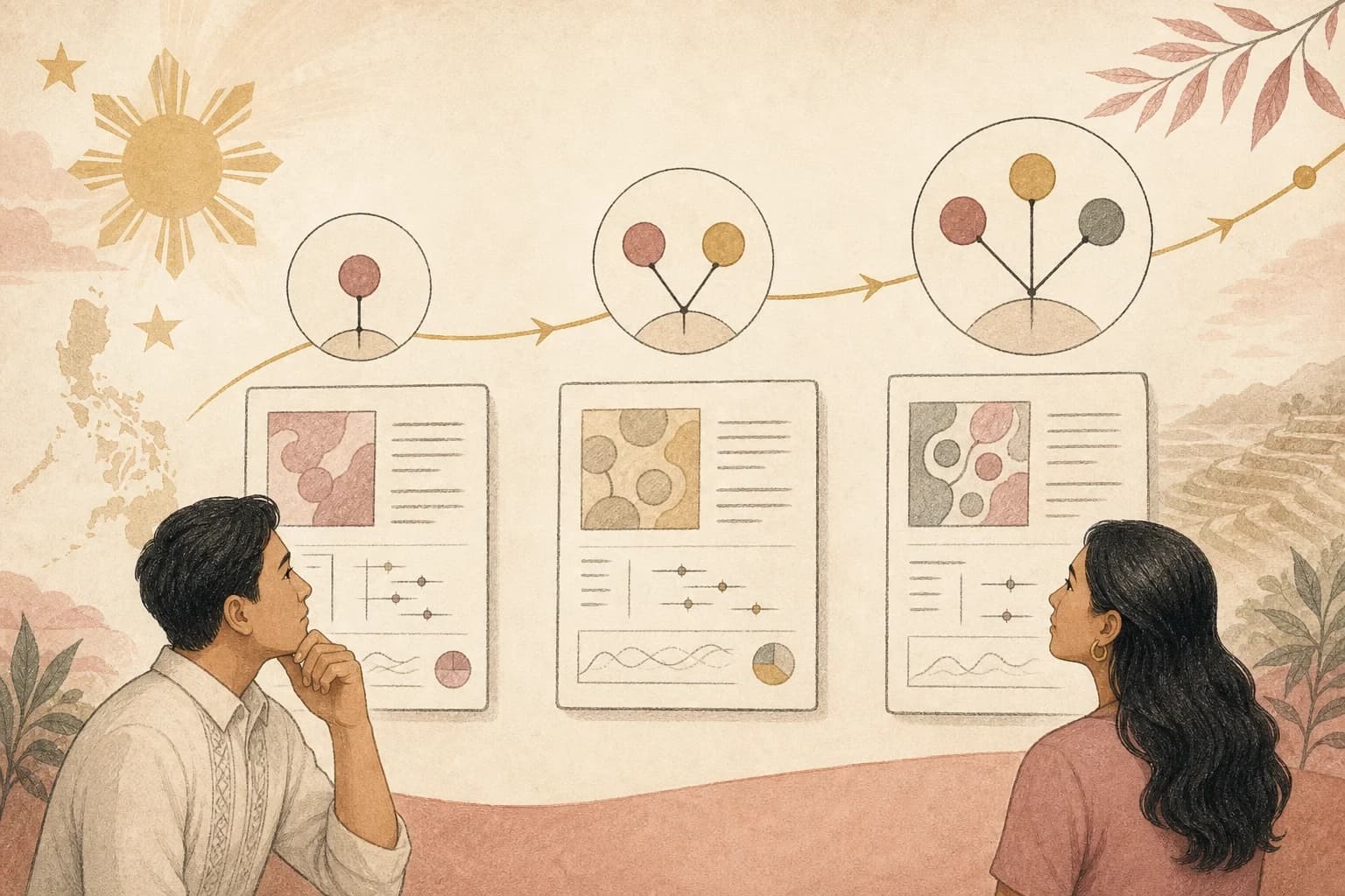 Editorial scene explaining Why Filipino search interest is moving from semaglutide to newer metabolic compounds for Filipino readers