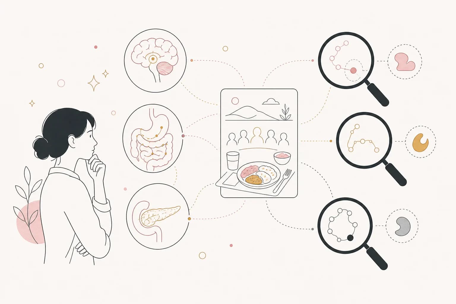 Editorial scene explaining Why researchers combine appetite hormones instead of targeting only one for Filipino readers